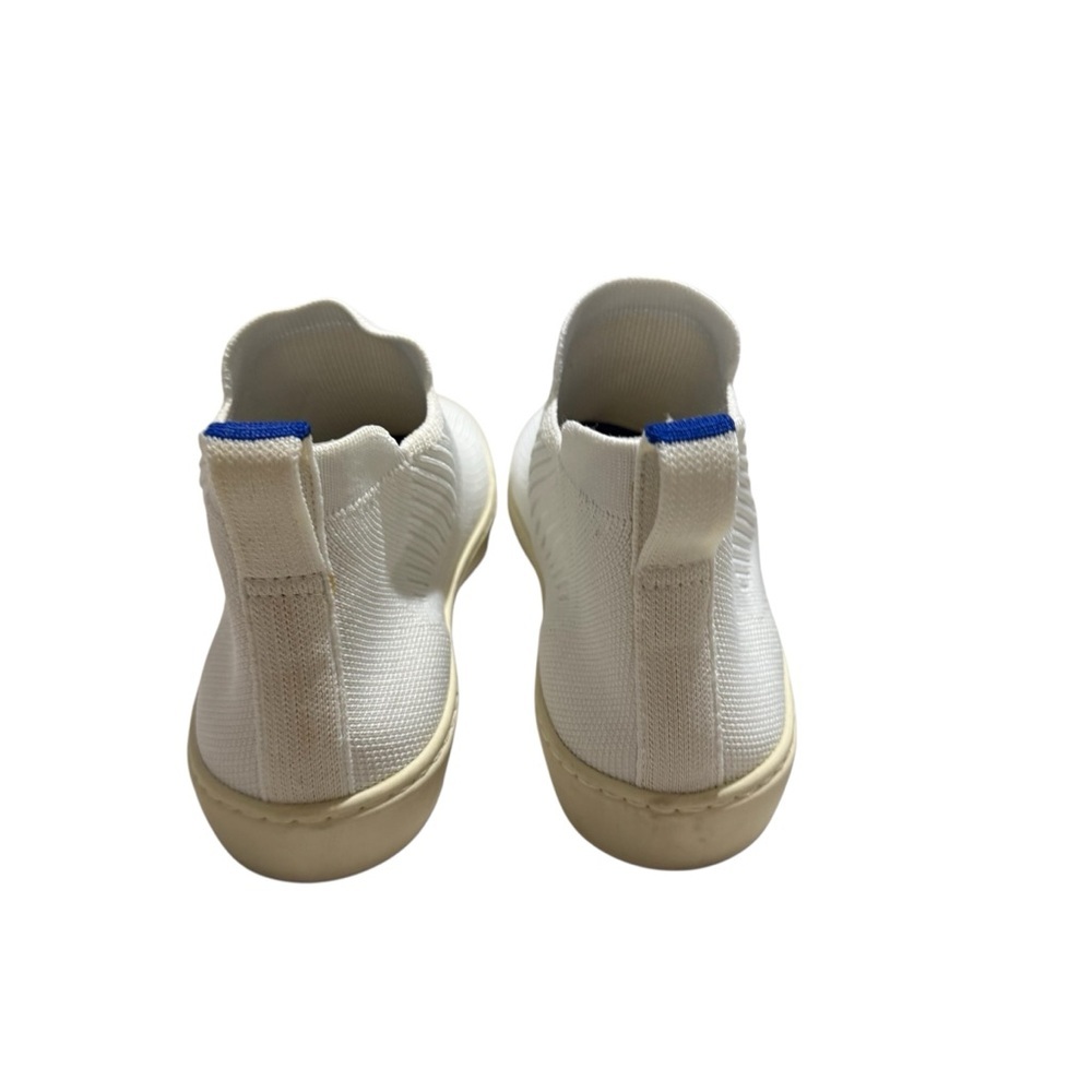 Rothy’s The Chelsea Boot Bright White Knit Fabric Pull On Sneaker Size 8 - Picture 5 of 10